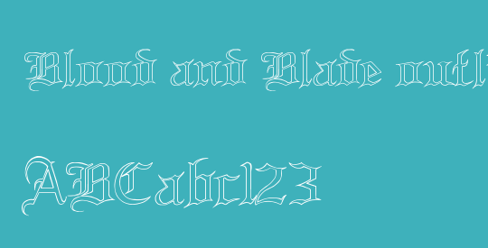 Blood and Blade outline