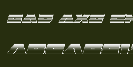 Bad Axe Chrome Italic