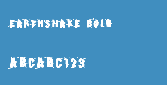 Earthshake Bold