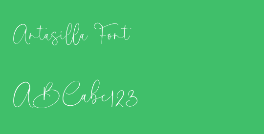 Antasilla Font