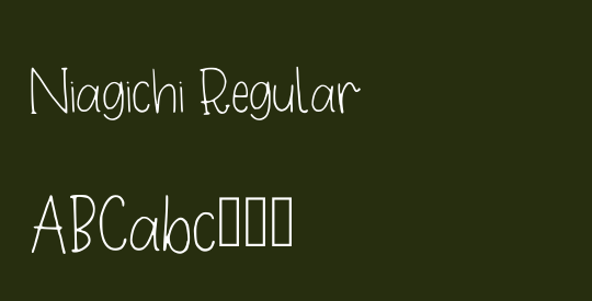 Niagichi Regular