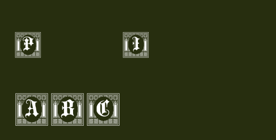 Portculliard Initials