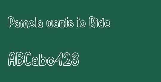 Pamela wants to Ride 