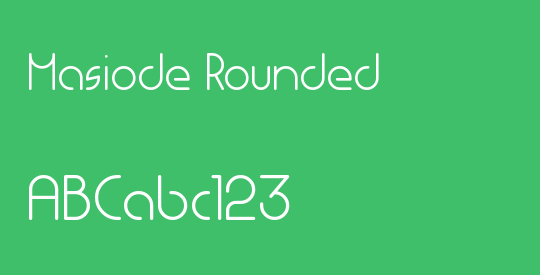 Masiode Rounded
