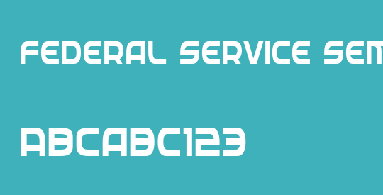 Federal Service Semi-Bold Condensed