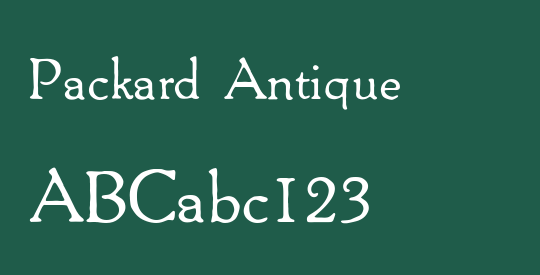 Packard Antique