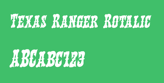 Texas Ranger Rotalic