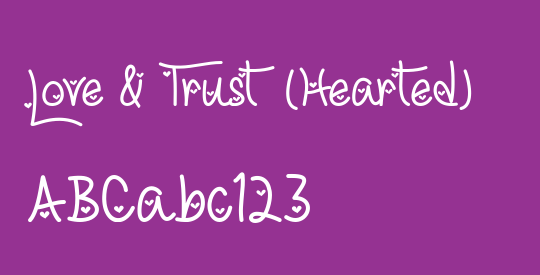 Love & Trust (Hearted)