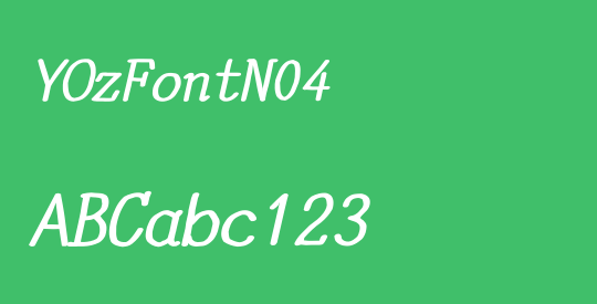 YOzFontN04