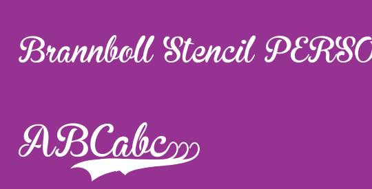 Brannboll Stencil PERSONAL USE
