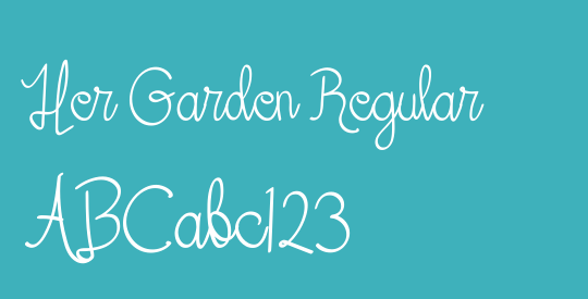 Her Garden Regular