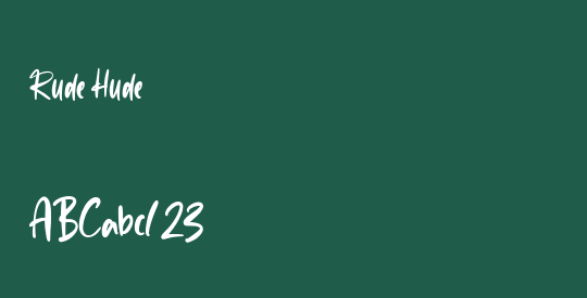 Rude Hude