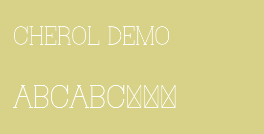 Cherol Demo