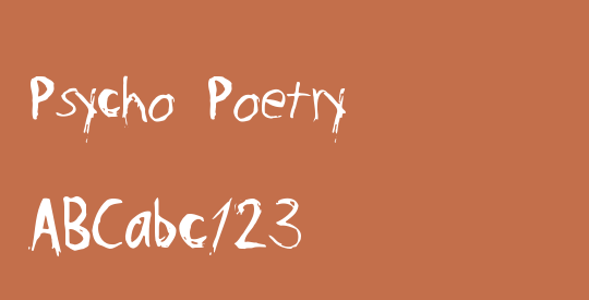 Psycho Poetry