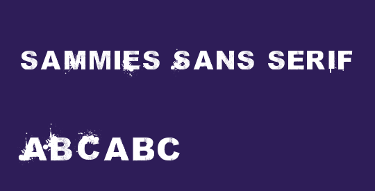 saMmiEs Sans serIf