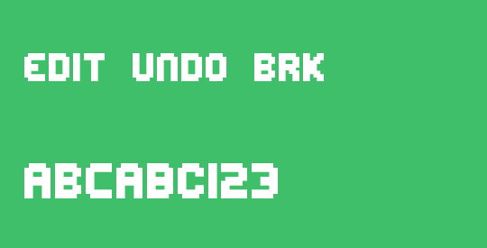 Edit Undo BRK