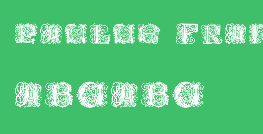 Paulus Franck Initialen