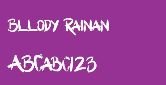 Bllody Rainan
