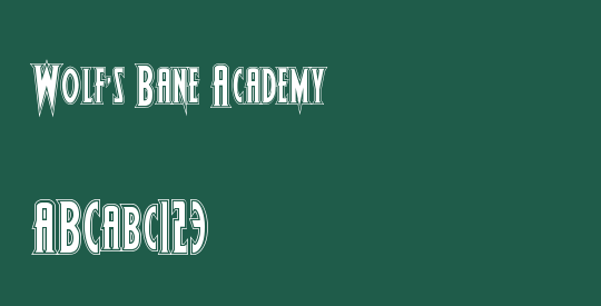 Wolf's Bane Academy