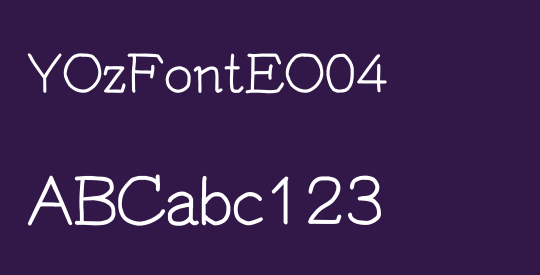 YOzFontEO04
