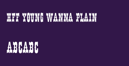 HFF Young Wanna Plain