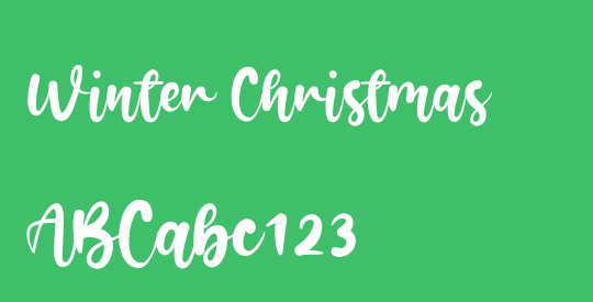 Winter Christmas