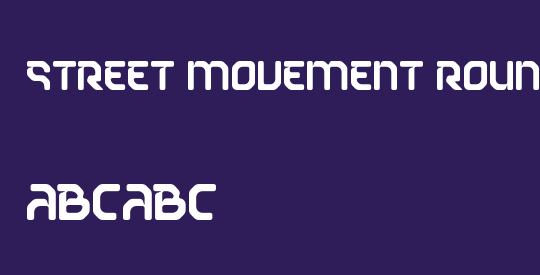 Street Movement Rounded