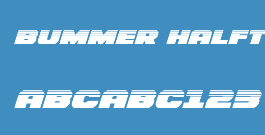 Bummer Halftone Italic