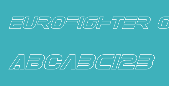 Eurofighter Outline Italic