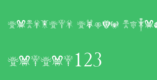 Abstract Alien Symbols