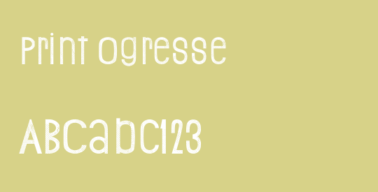 Print Ogresse