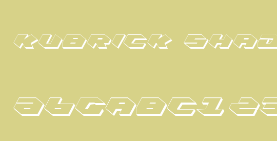 Kubrick Shadow Condensed