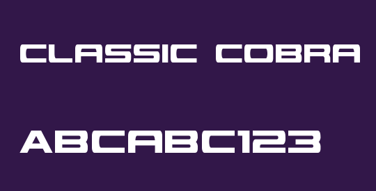 Classic Cobra Extra-Condensed