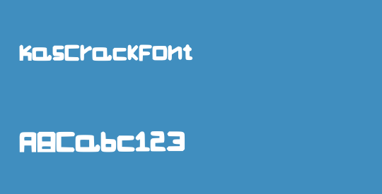 KasCrackFont