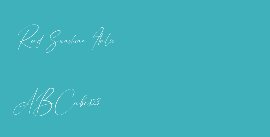 Road Sunshine Italic