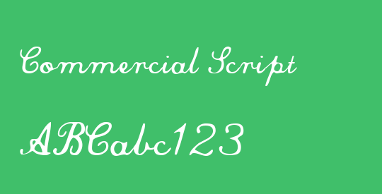 Commercial Script