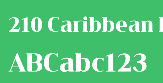 210 Caribbean R