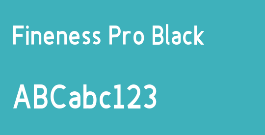 Fineness Pro Black