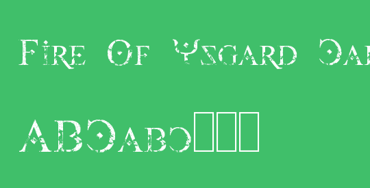 Fire Of Ysgard Carved In Stone