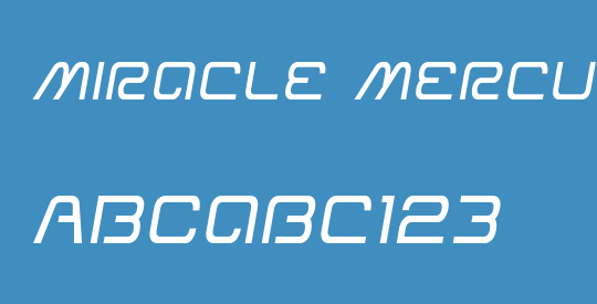 Miracle Mercury Semi-Italic