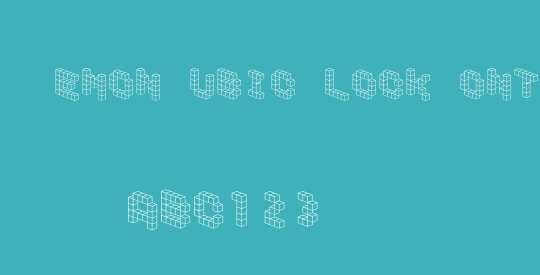 DemonCubicBlockFont
