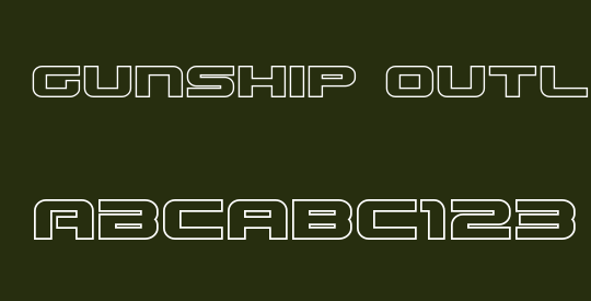 Gunship Outline