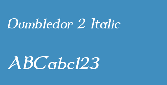 Dumbledor 2 Italic