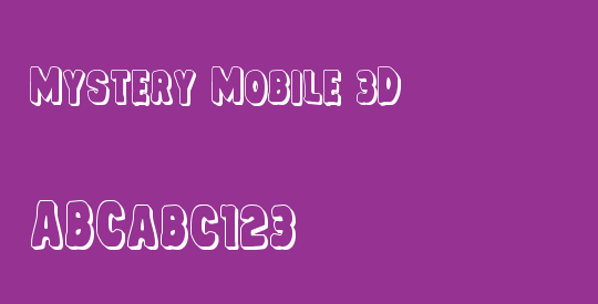 Mystery Mobile 3D