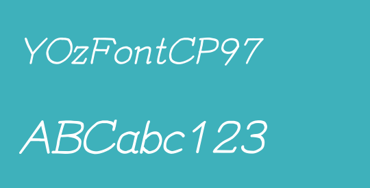 YOzFontCP97