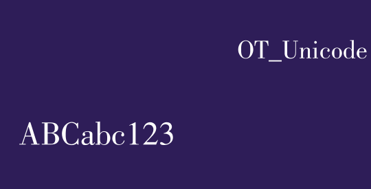 方正蒙文白体OT_Unicode