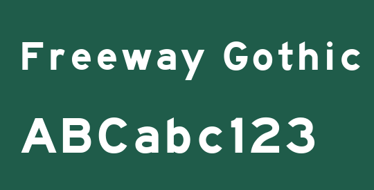 Freeway Gothic