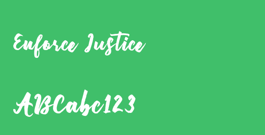 Enforce Justice