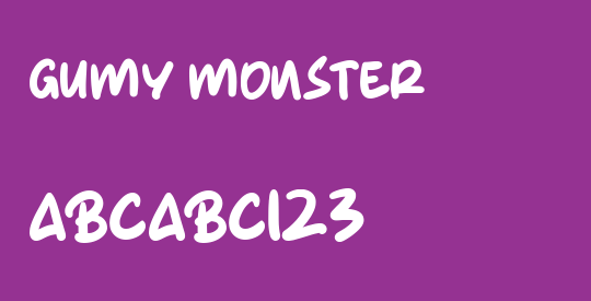 Gumy Monster