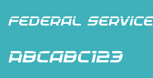 Federal Service Laser Italic